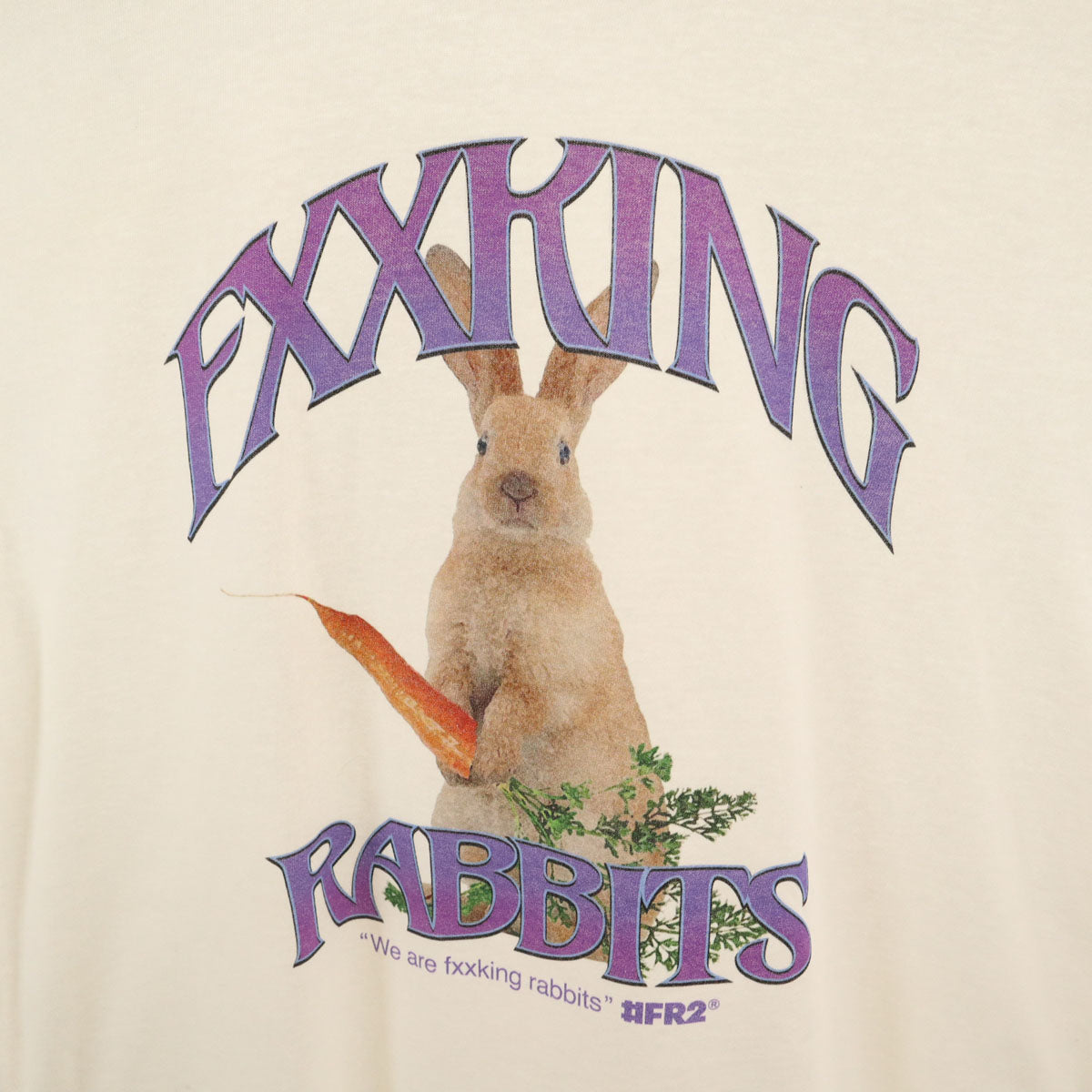FR2 エフアールツー RABBITS 半袖 Tシャツ L ホワイト メンズ