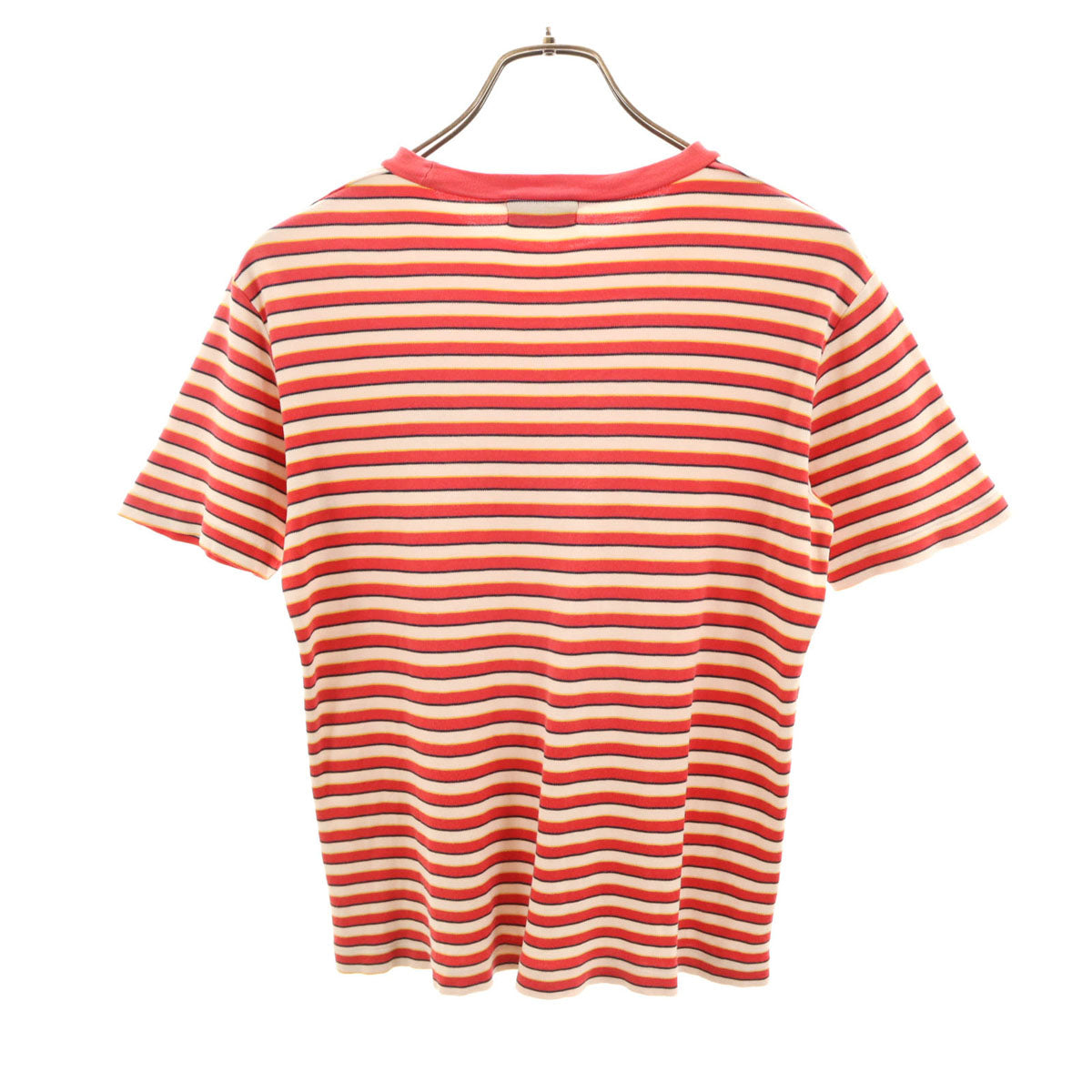 Jantzen ジャンセン 90s オールド ボーダー柄 半袖 Tシャツ M レッド系 レディース