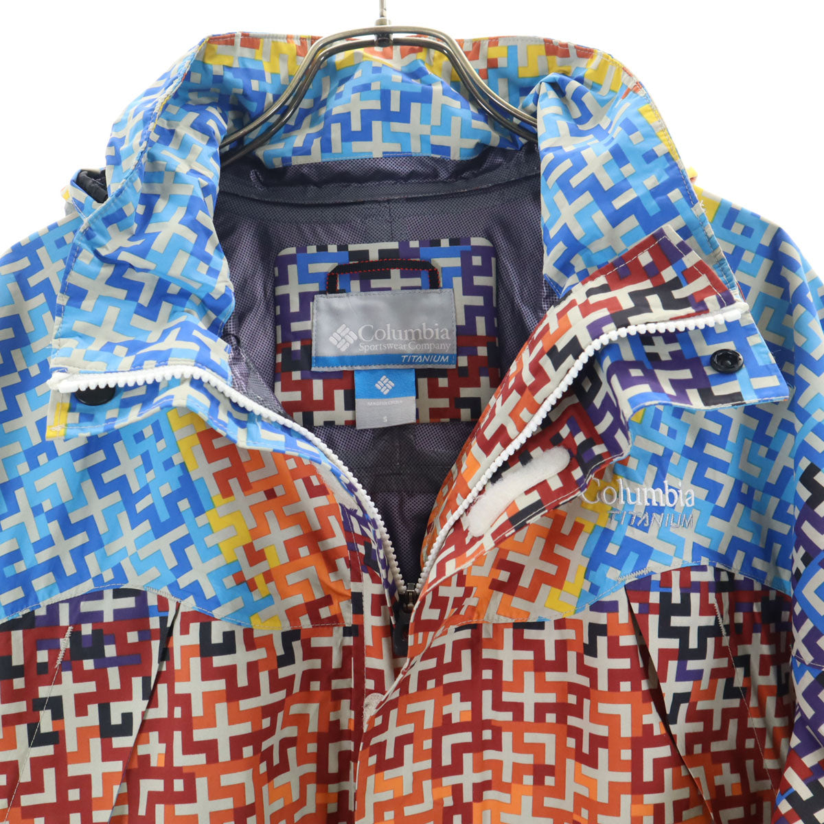 Columbia コロンビア アウトドア フード ナイロンジャケット S メンズ