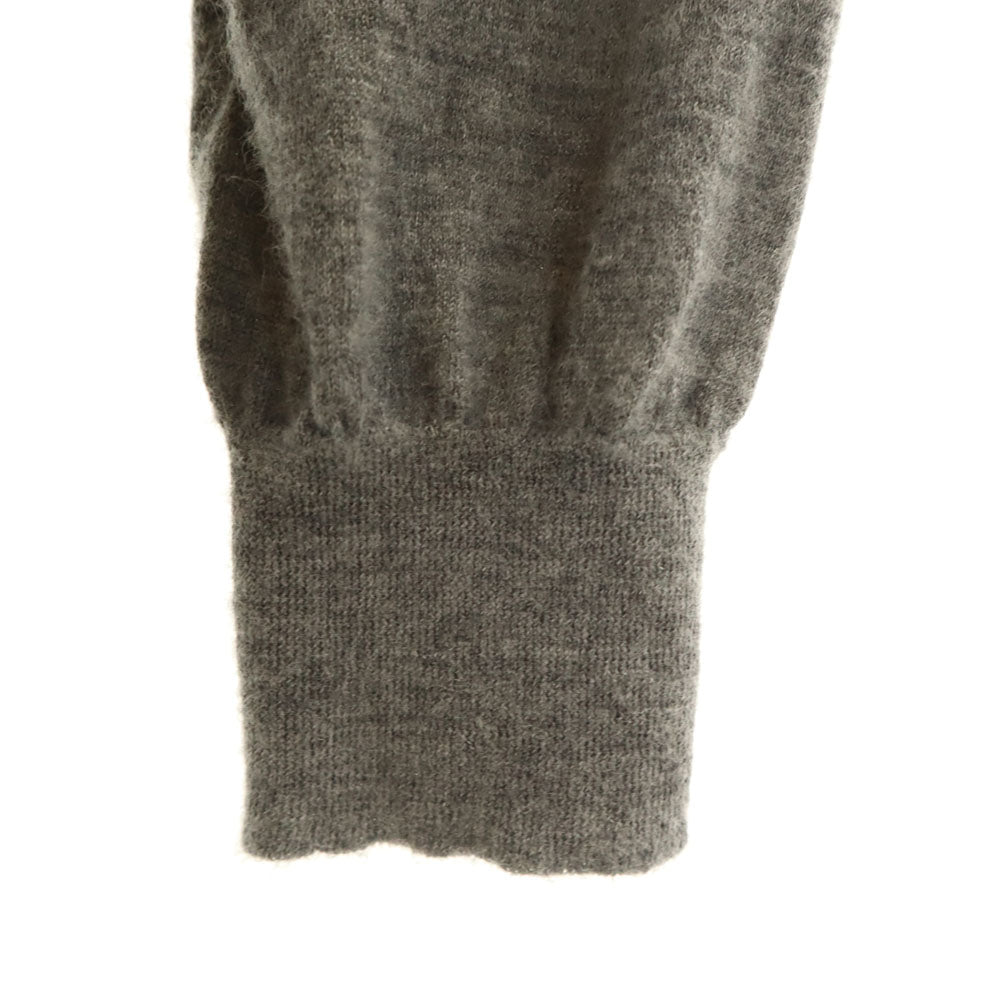 マルニ イタリア製 カシミヤブレンド 5分袖 Vネック セーター 38 グレー MARNI ニット レディース