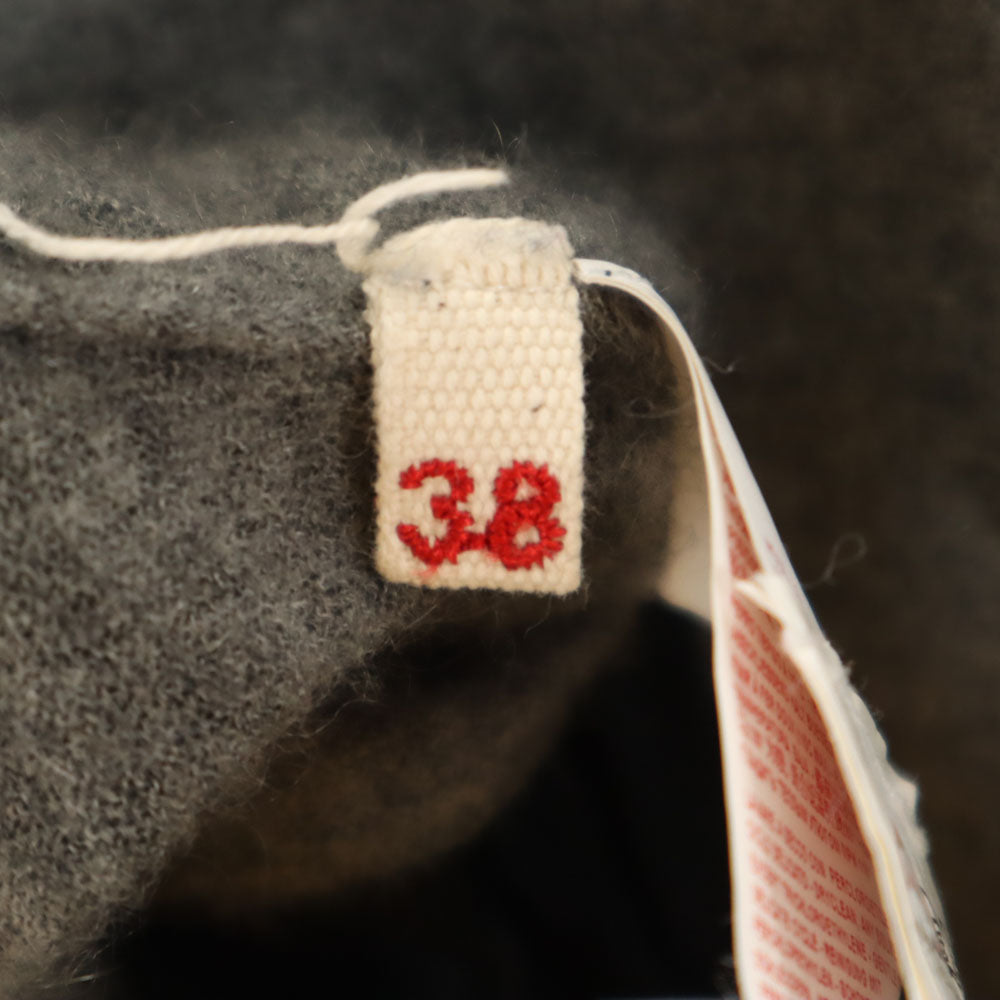 マルニ イタリア製 カシミヤブレンド 5分袖 Vネック セーター 38 グレー MARNI ニット レディース