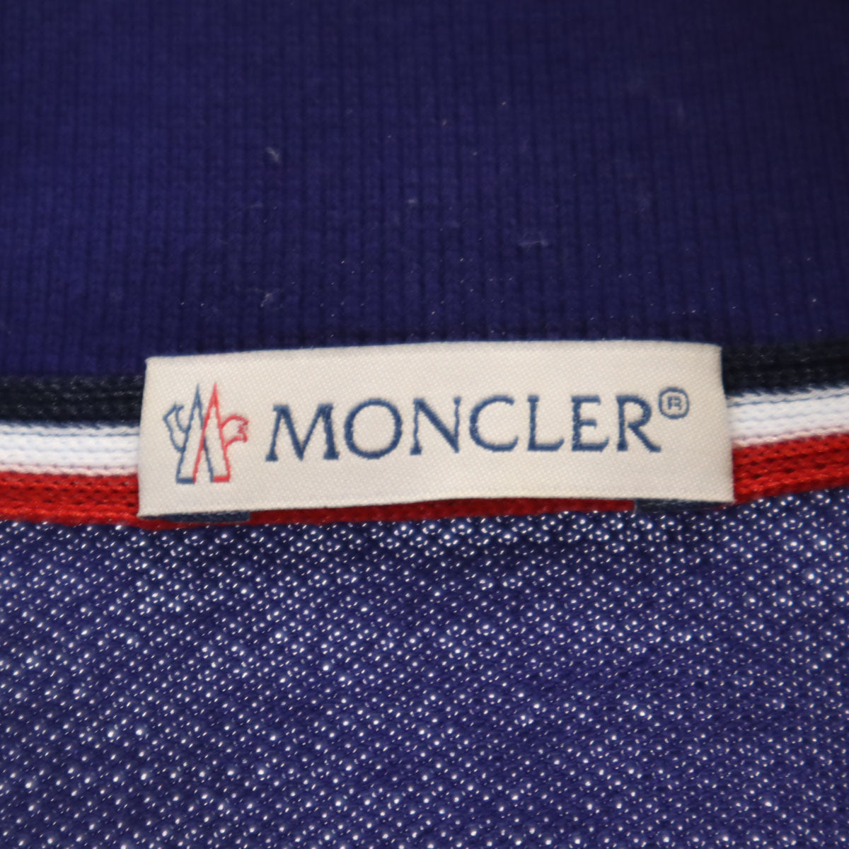 MONCLER モンクレール 半袖 MAGLIA ポロシャツ S 青紫 メンズ