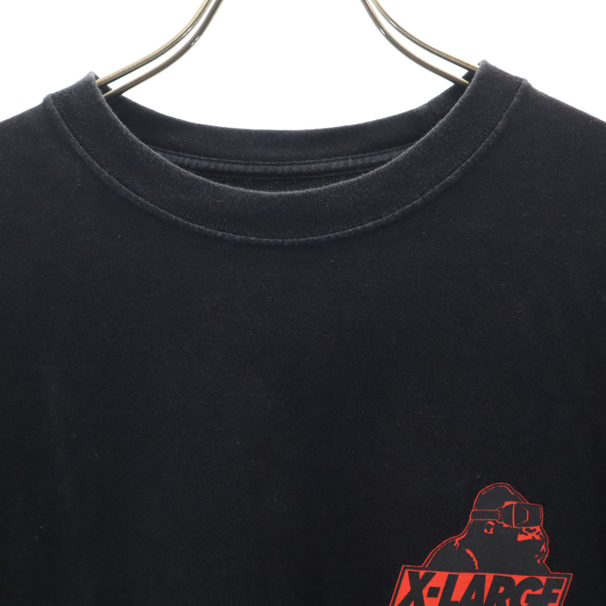 XLARGE エクストララージ バックロゴ 半袖 Tシャツ S ブラック メンズ