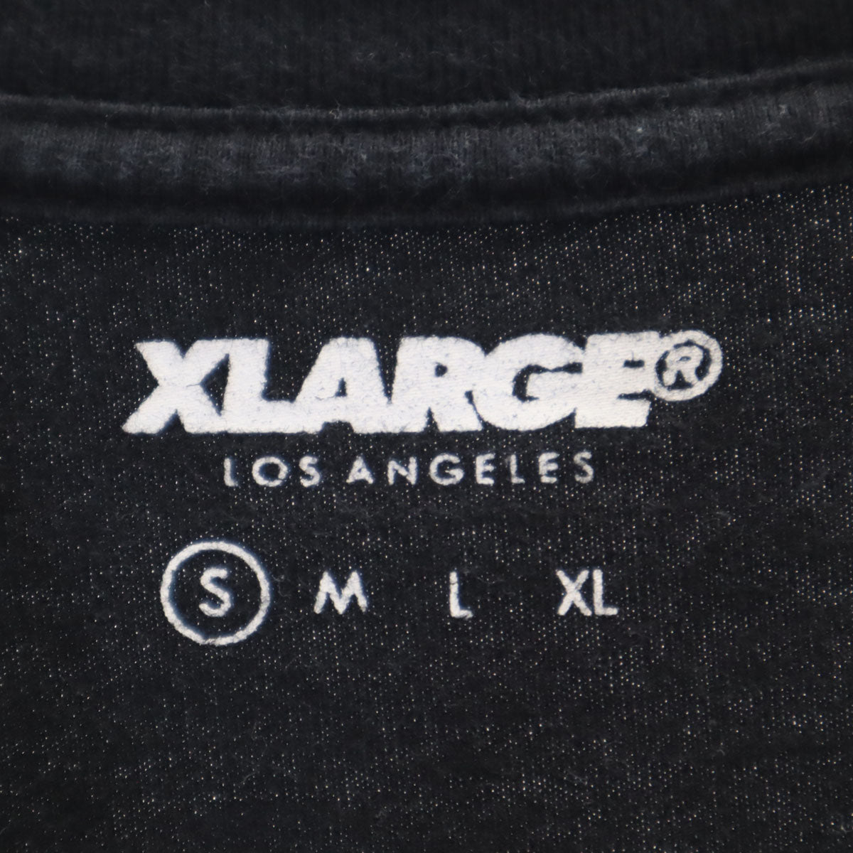 XLARGE エクストララージ バックロゴ 半袖 Tシャツ S ブラック メンズ