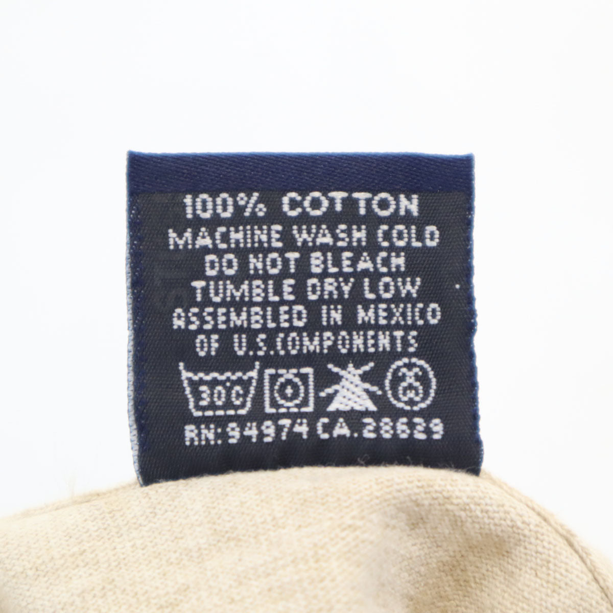 STUSSY ステューシー 90s 紺タグ オールド 半袖 Tシャツ S ベージュ メンズ