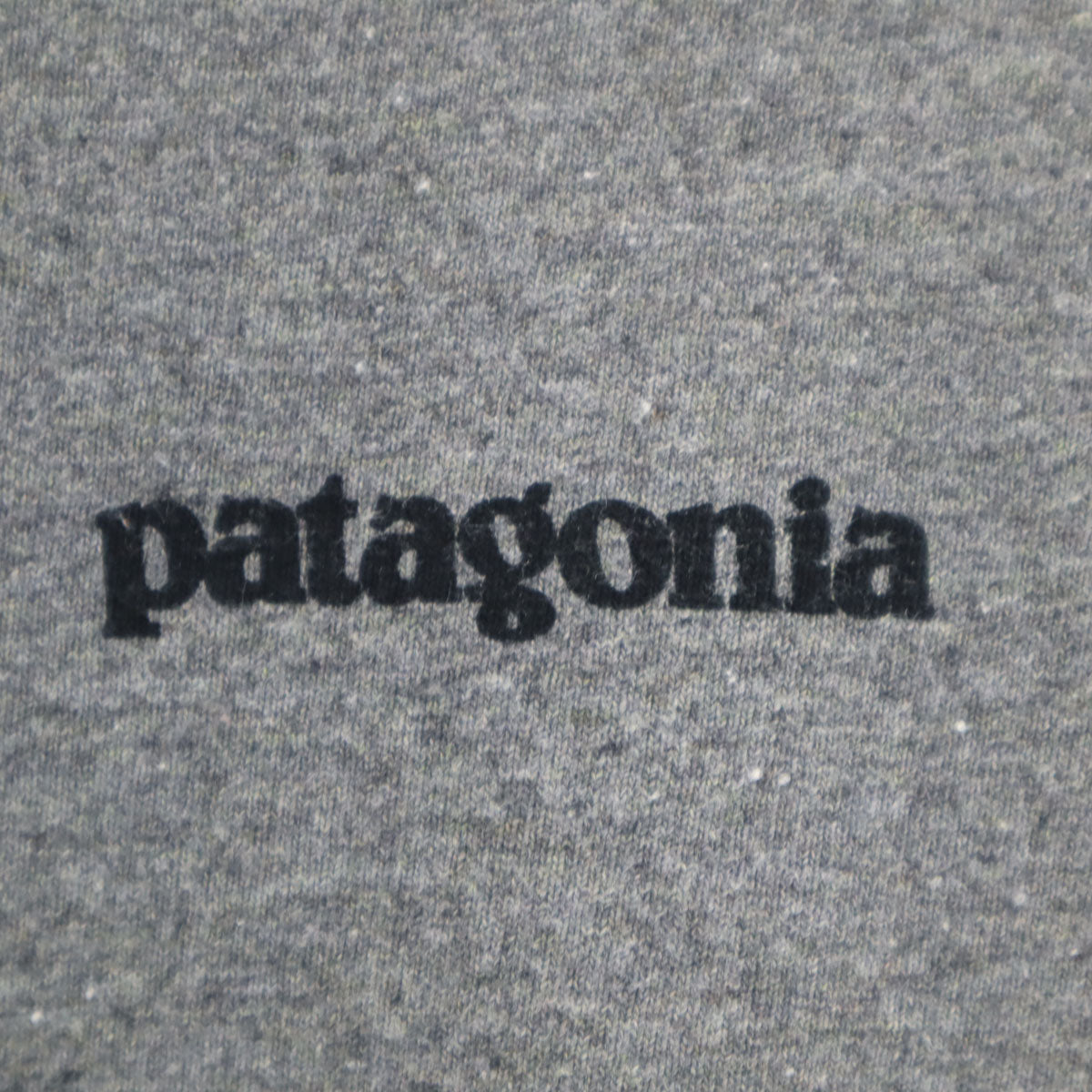 patagonia パタゴニア バックロゴ 長袖 Tシャツ S グレー 38518FA20 アウトドア ロンT メンズ