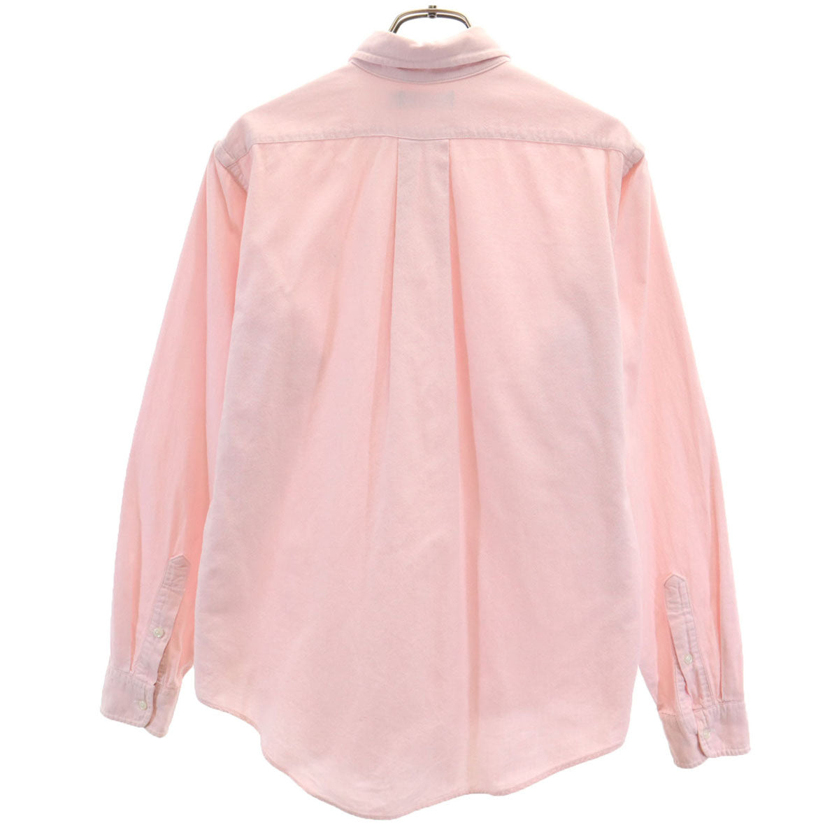 Polo by Ralph Lauren ポロバイラルフローレン 80s USA製 ヴィンテージ 緑タグ ボーイズ 長袖 オックスフォード ボタンダウンシャツ 18 ピンク キッズ