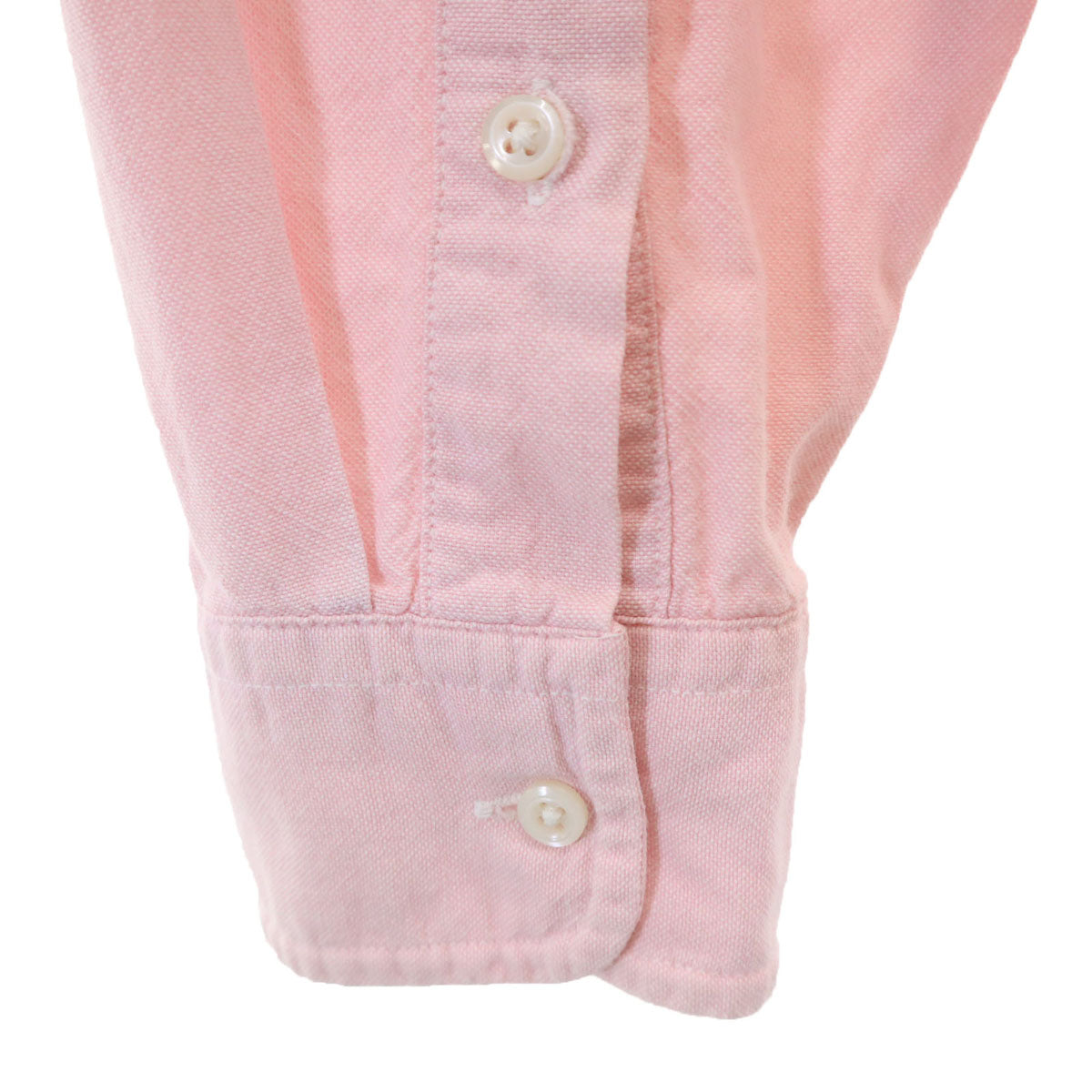 Polo by Ralph Lauren ポロバイラルフローレン 80s USA製 ヴィンテージ 緑タグ ボーイズ 長袖 オックスフォード ボタンダウンシャツ 18 ピンク キッズ