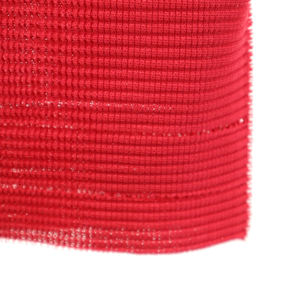 美品 ISSEY MIYAKE me イッセイミヤケミー 長袖 プリーツ シャツ レッド系 レディース