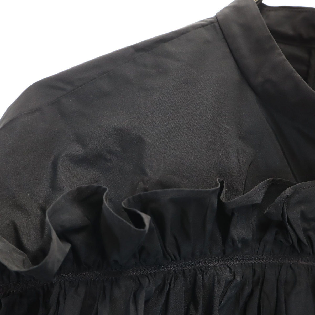 JIL SANDER ジルサンダー イタリア製 長袖 プルオーバー ブラウス 34 ブラック レディース