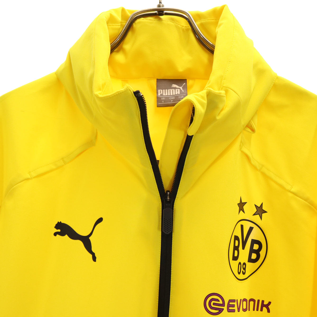 PUMA プーマ 未使用 BVB レインジャケット S イエロー メンズ