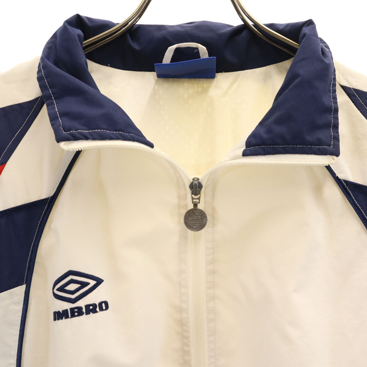 umbro アンブロ 90s オールド ウインドブレーカー M ホワイト ジャケット 裏メッシュ メンズ