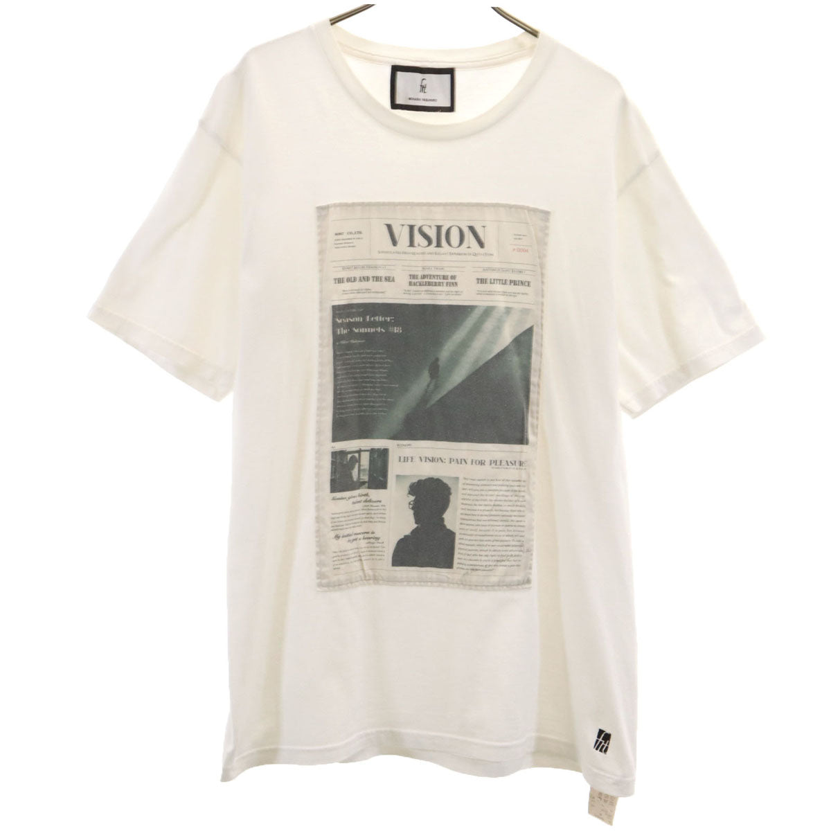 FIT MIHARA YASUHIRO フィット ミハラ ヤスヒロ 日本製 半袖 Tシャツ 48 ホワイト メンズ