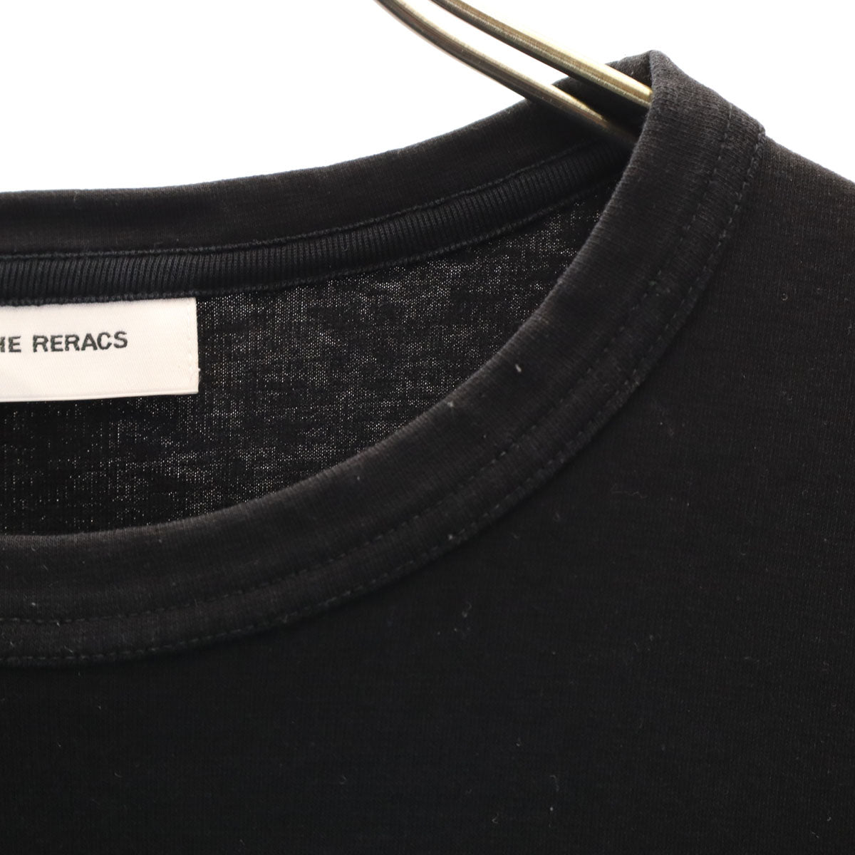 THE RERACS ザ リラックス 半袖 Tシャツ ブラック ポケT 無地 メンズ