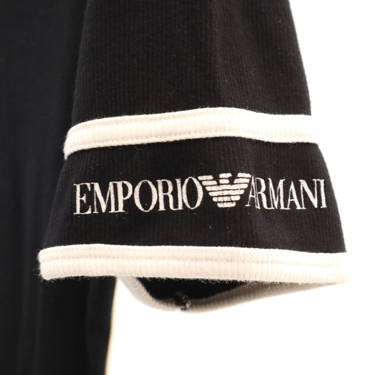 Emporio Armani エンポリオアルマーニ 半袖 Tシャツ XL ブラック UNDER WEAR レディース