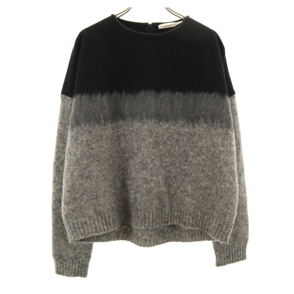 LIVIANA CONTI リビアナコンティ 長袖 セーター 40 ブラック 他 ニット レディース