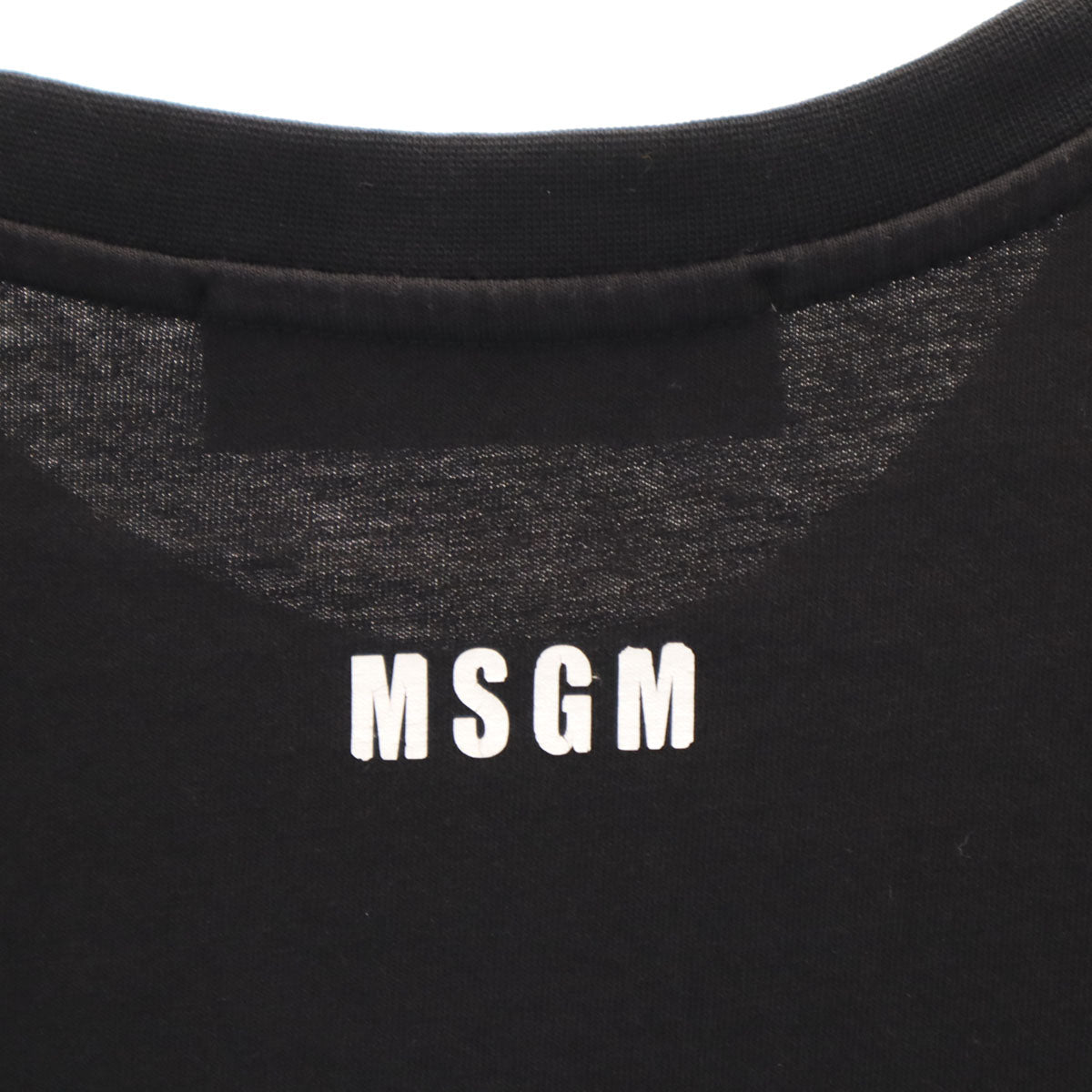 MSGM エムエスジーエム 半袖 Tシャツ S ブラック メンズ