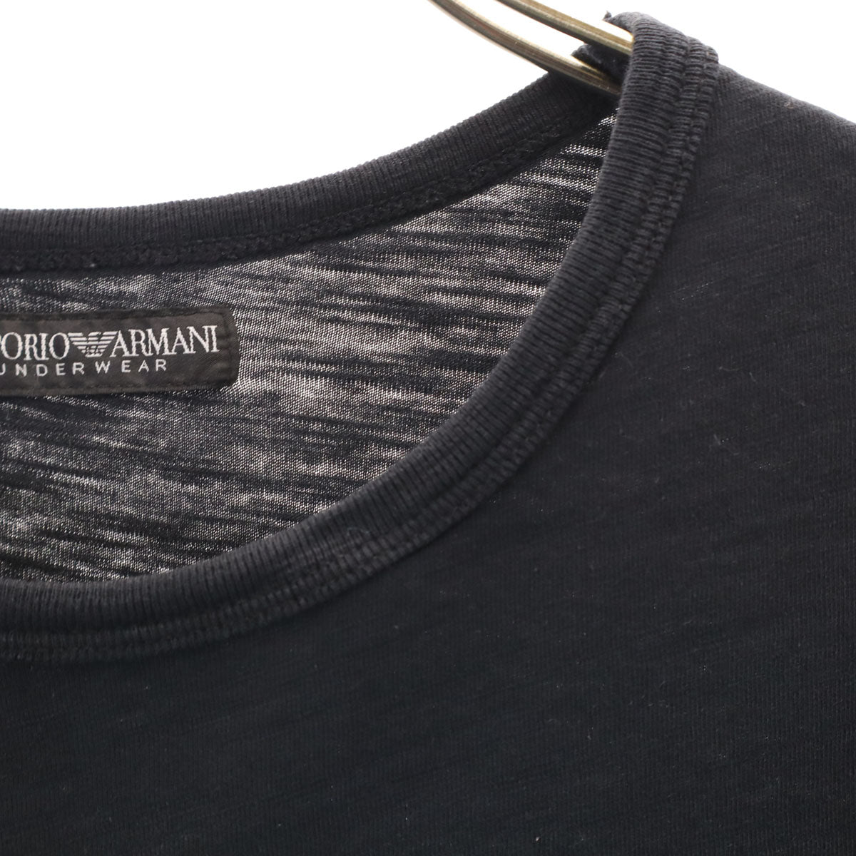 Emporio Armani エンポリオアルマーニ 半袖 Tシャツ S ブラック UNDER WEAR メンズ