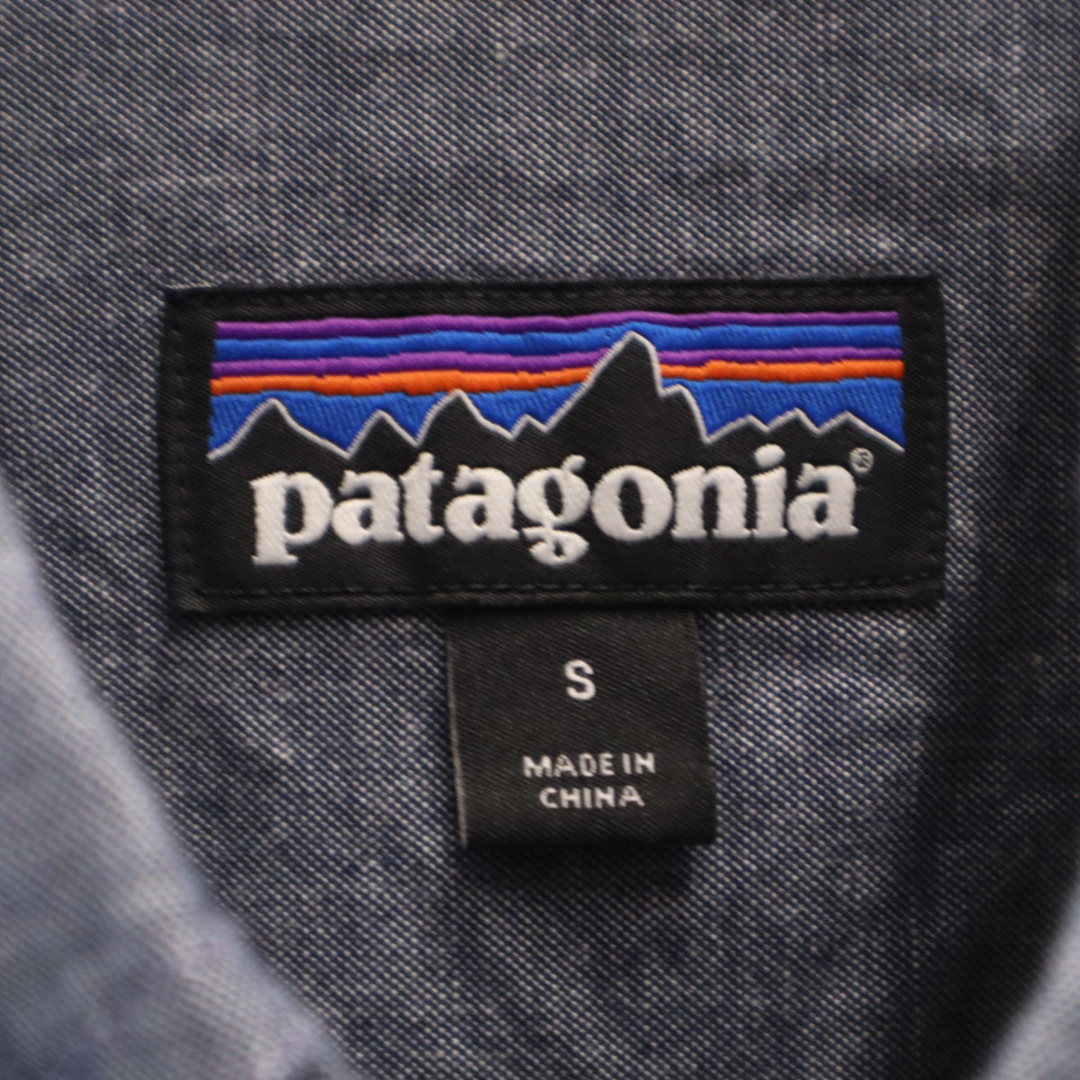 patagonia パタゴニア 半袖 ボタンダウンシャツ S ネイビー 54120SP16 アウトドア メンズ