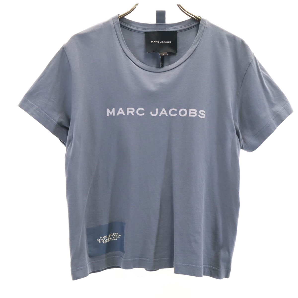 MARC JACOBS マークジェイコブス ポルトガル製 半袖 Tシャツ L グレー レディース