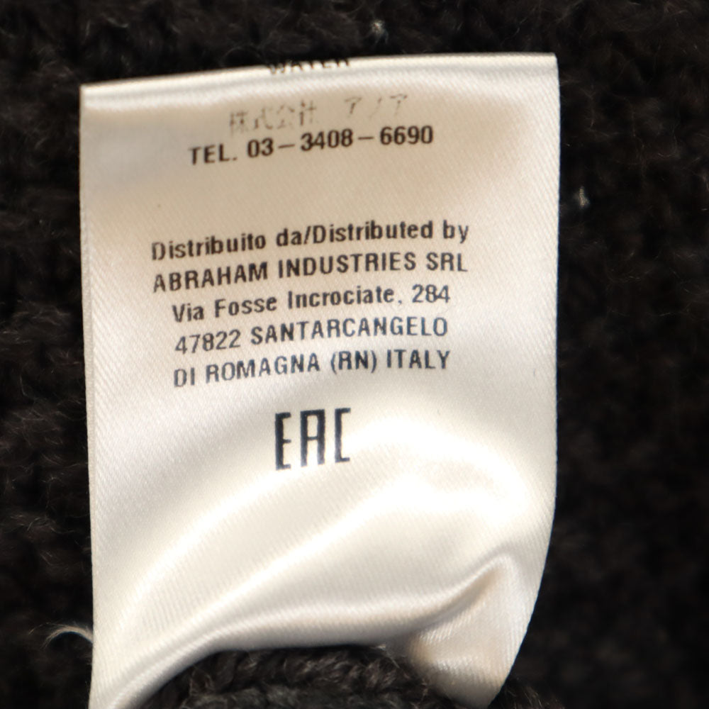 LIVIANA CONTI リビアナコンティ イタリア製 長袖 セーター S チャコールグレー ニット レディース