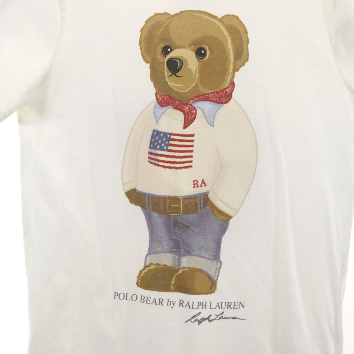 POLO RALPH LAUREN ポロラルフローレン ポロベア 半袖 Tシャツ M ホワイト メンズ