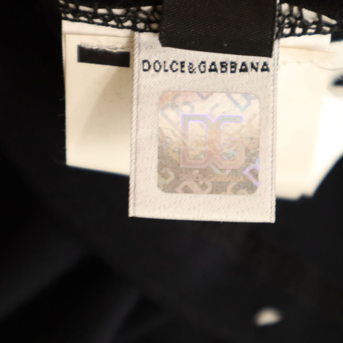 美品 D&G DOLCE&GABBANA ディーアンドジードルチェアンドガッバーナ タンクトップ S ブラック レディース
