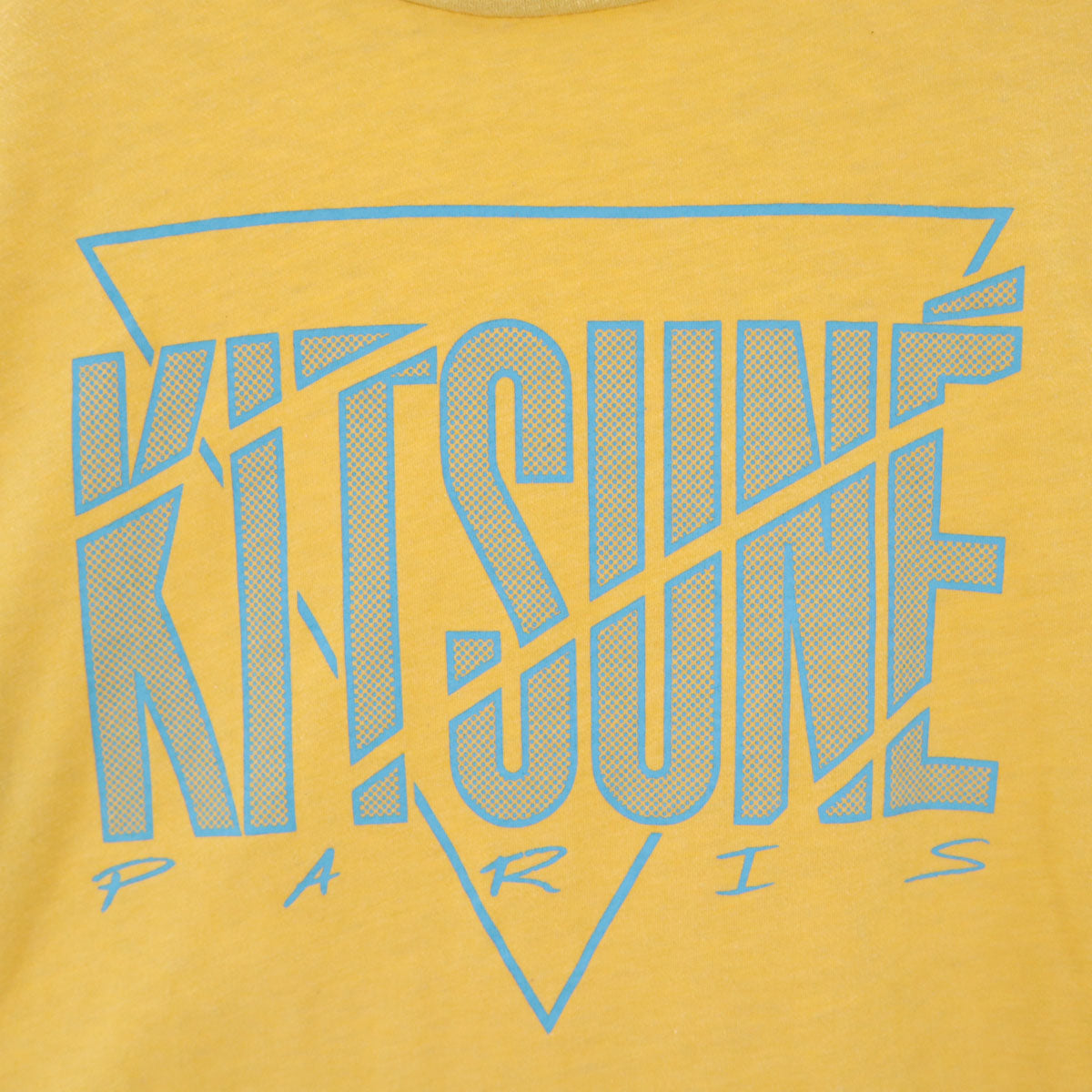 Kitsune' Tee キツネティー ポルトガル製 半袖 Tシャツ L イエロー メンズ