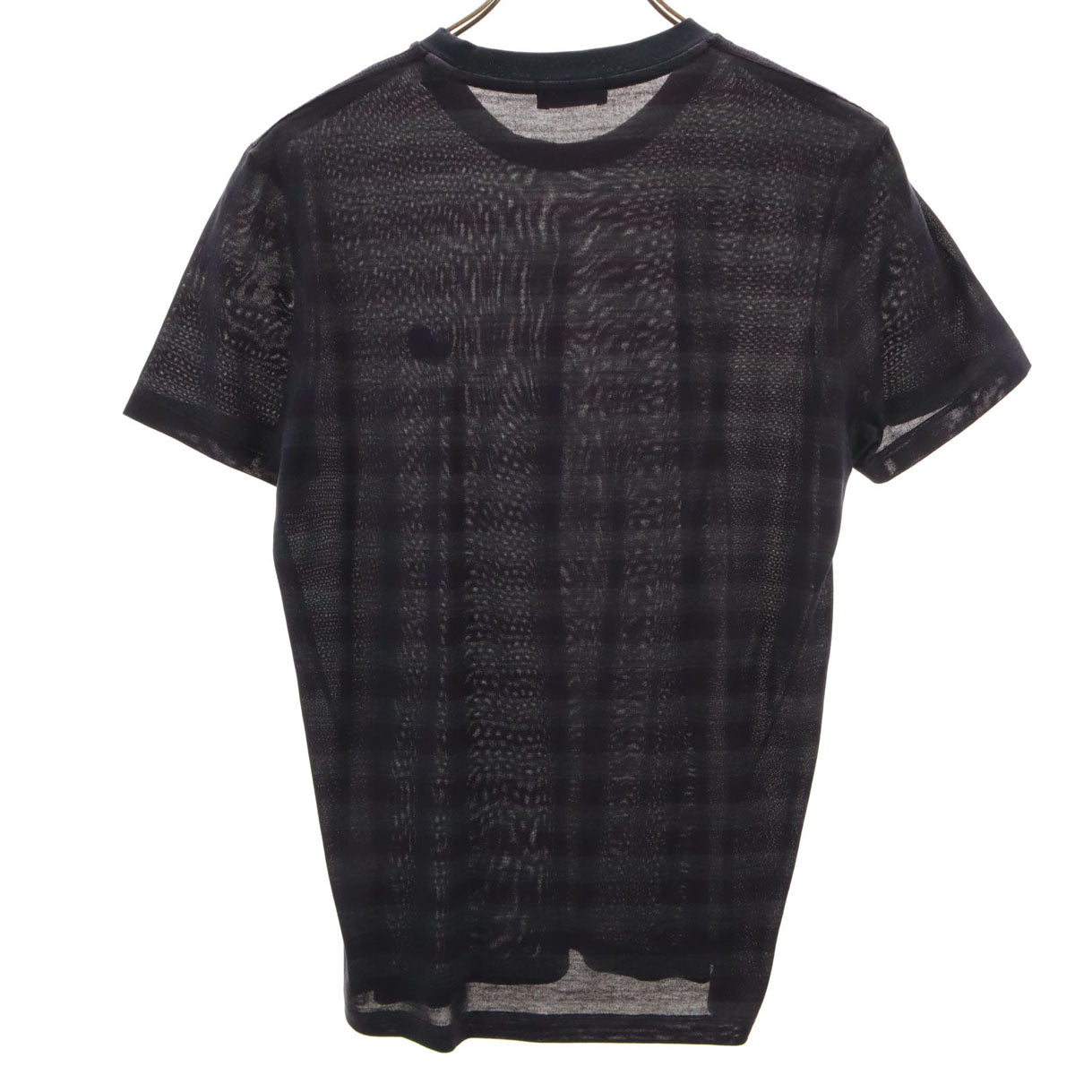 美品 LANVIN ランバン イタリア製 ボーダー柄 半袖 Tシャツ XS ネイビー メンズ