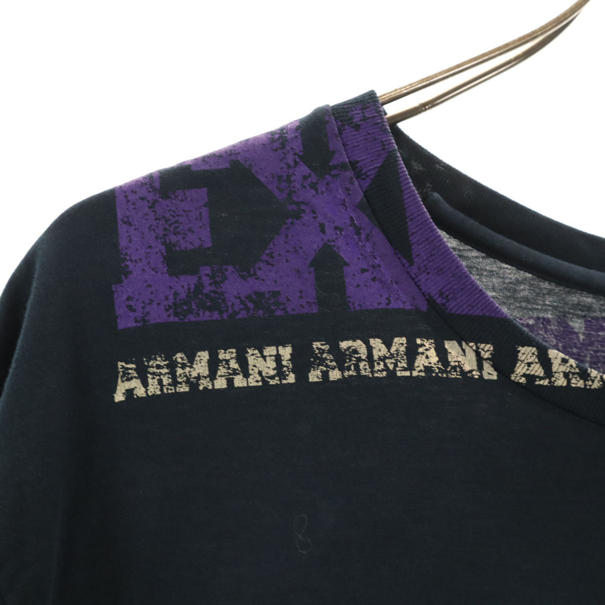ARMANI EXCHANGE アルマーニエクスチェンジ 半袖 Tシャツ XL ネイビー メンズ