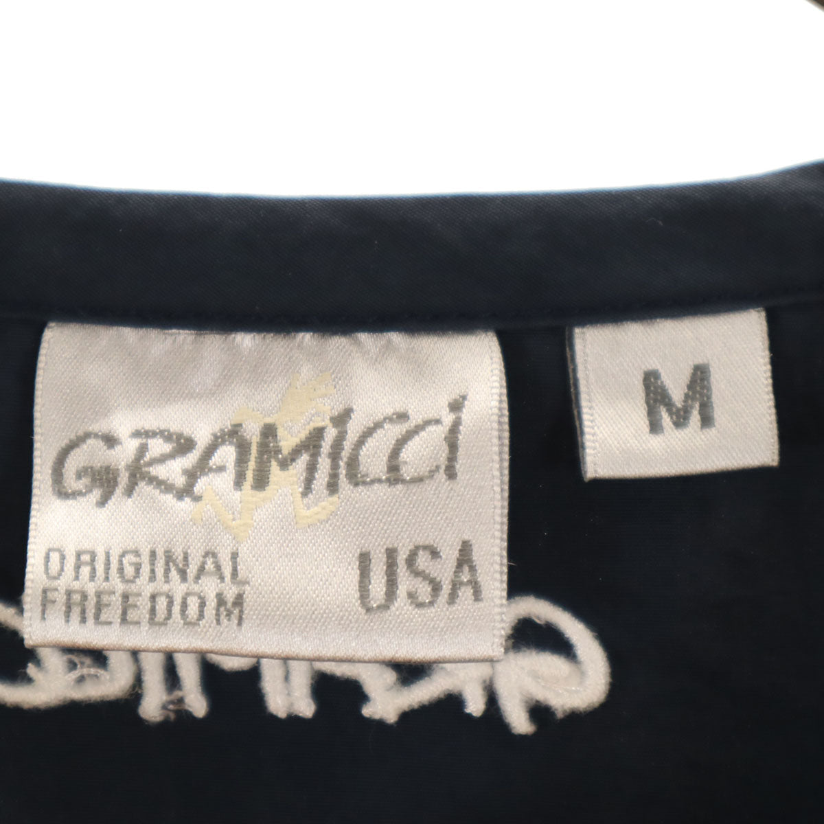 Gramicci グラミチ 半袖 キャンプ Tシャツ M ネイビー アウトドア メンズ
