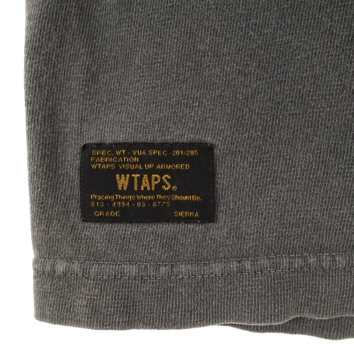WTAPS ダブルタップス 日本製 半袖 Tシャツ S グレー メンズ