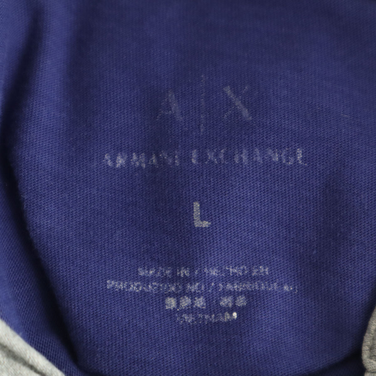 ARMANI EXCHANGE アルマーニエクスチェンジ 半袖 ポロシャツ L グレー メンズ