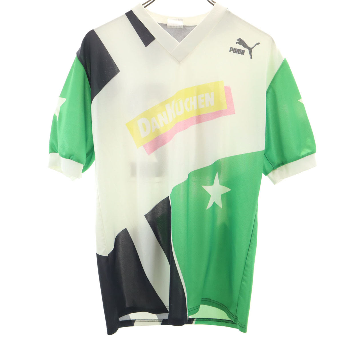 PUMA プーマ 80s 西ドイツ製 ヴィンテージ 半袖 ユニフォーム M ホワイト メンズ