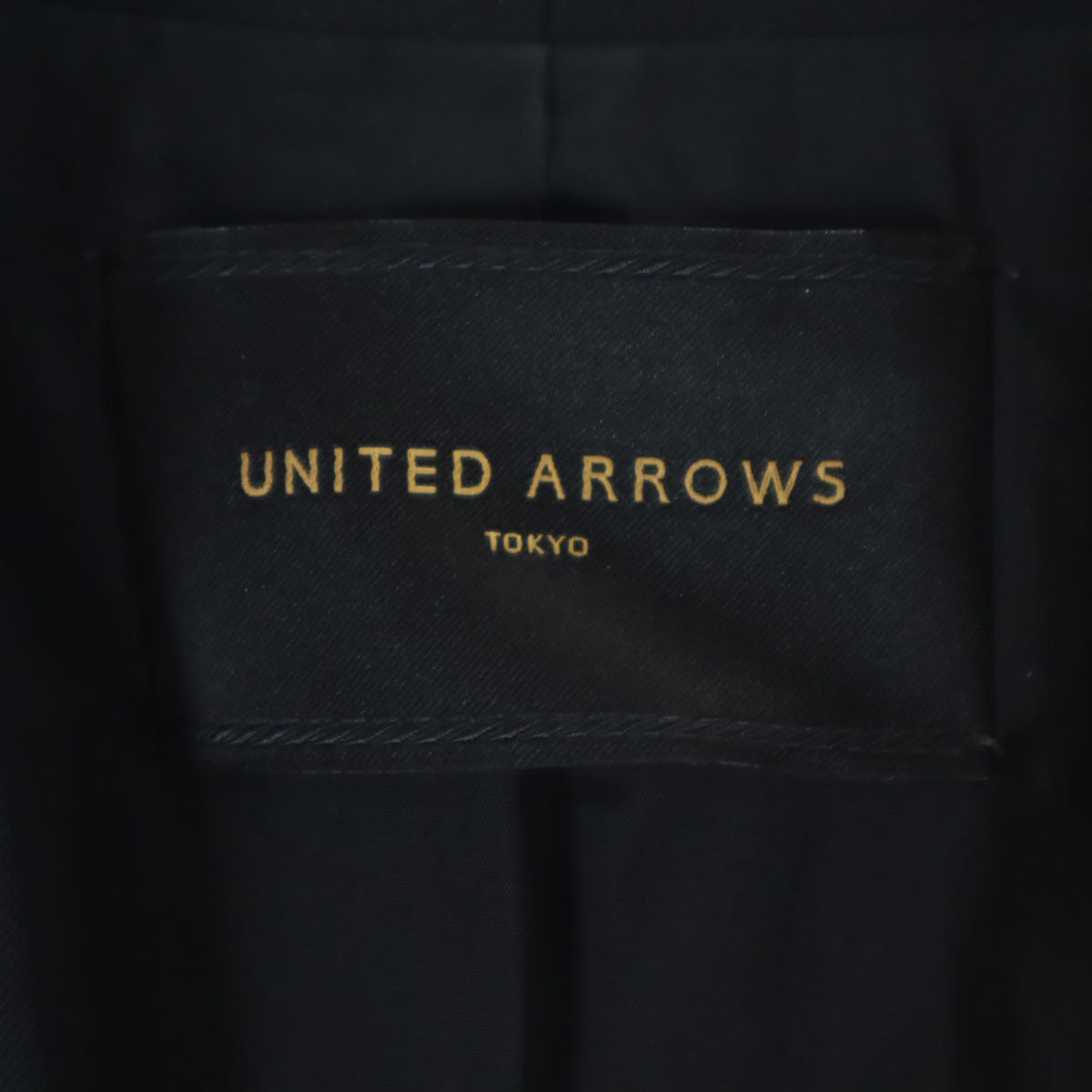 UNITED ARROWS ユナイテッドアローズ 日本製 ジャケット 38 チャコールブラック レディース