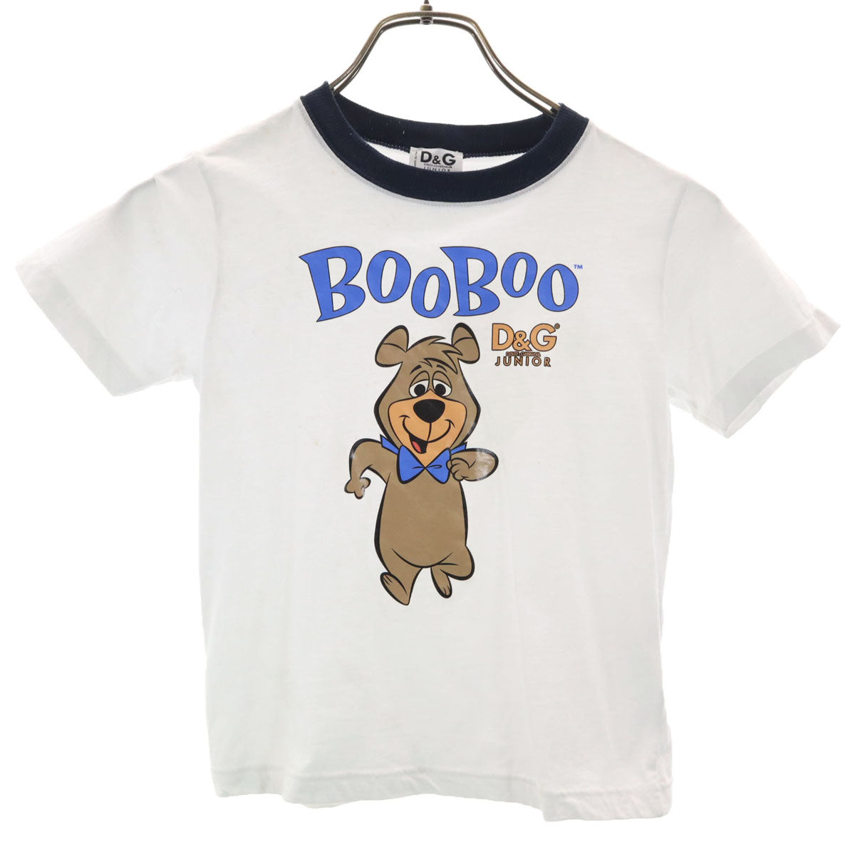 D&G DOLCE&GABBANA JUNIOR ディーアンドジードルチェアンドガッバーナ ジュニア イタリア製 BooBoo 半袖 Tシャツ 6 ホワイト キッズ