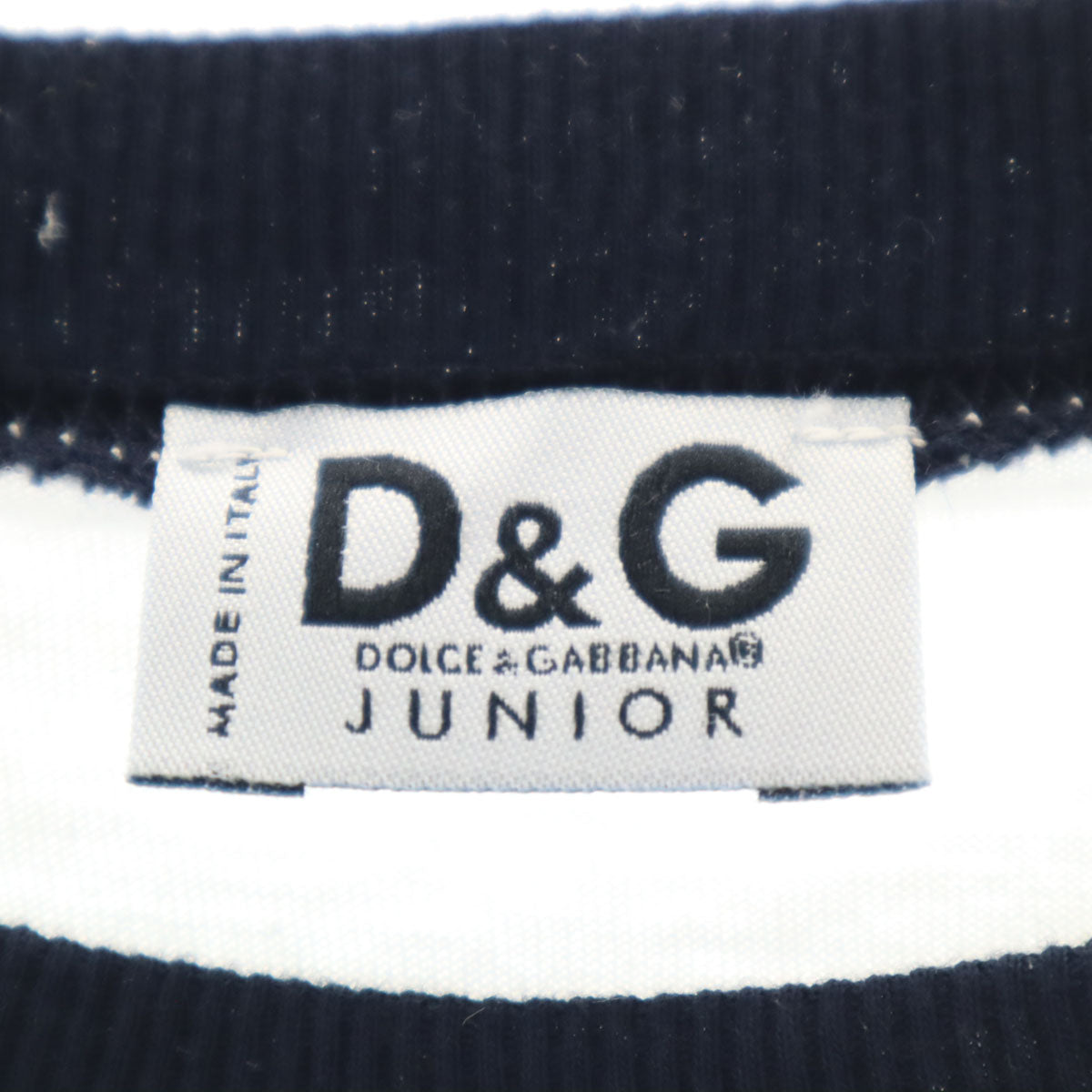 D&G DOLCE&GABBANA JUNIOR ディーアンドジードルチェアンドガッバーナ ジュニア イタリア製 BooBoo 半袖 Tシャツ 6 ホワイト キッズ