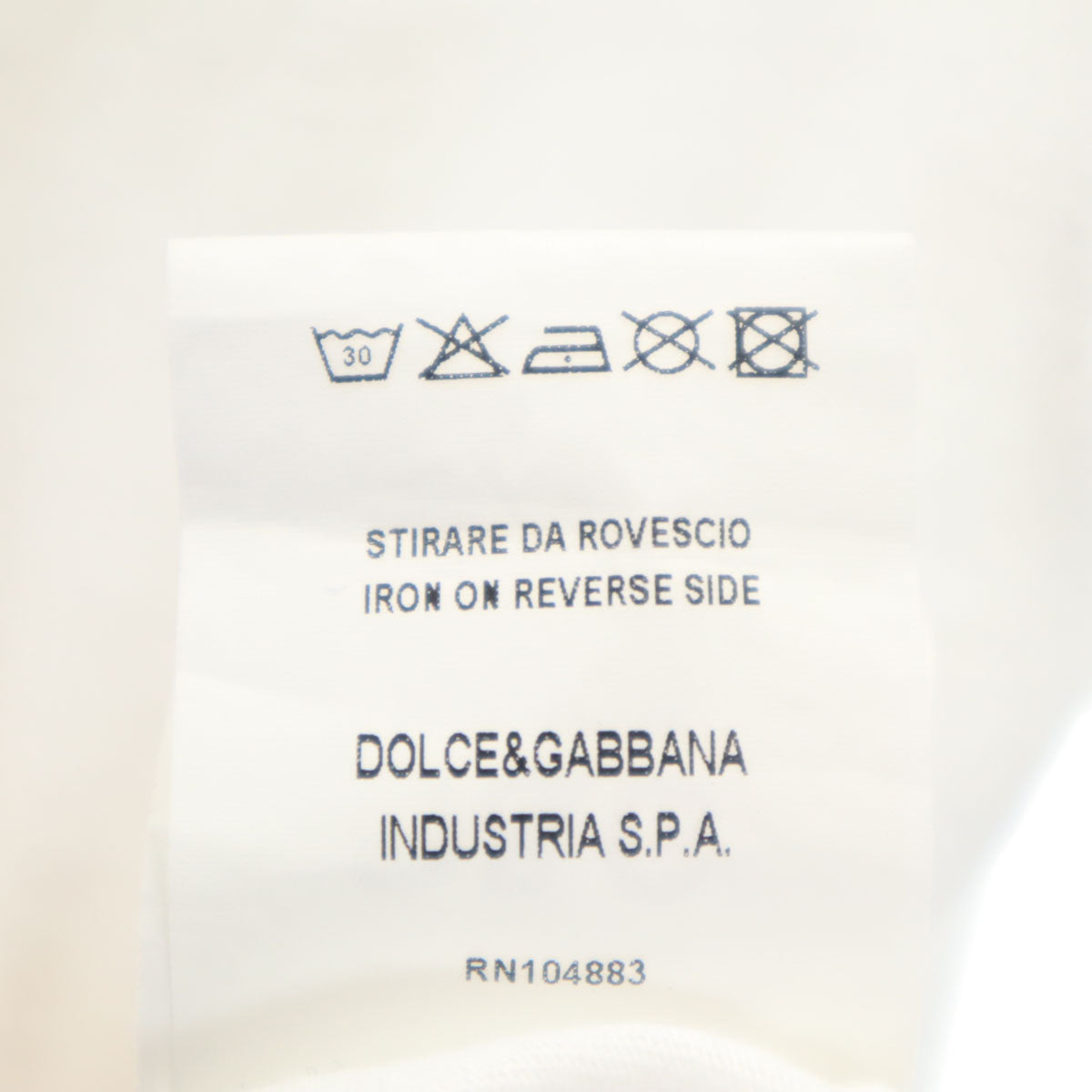 D&G DOLCE&GABBANA JUNIOR ディーアンドジードルチェアンドガッバーナ ジュニア イタリア製 BooBoo 半袖 Tシャツ 6 ホワイト キッズ