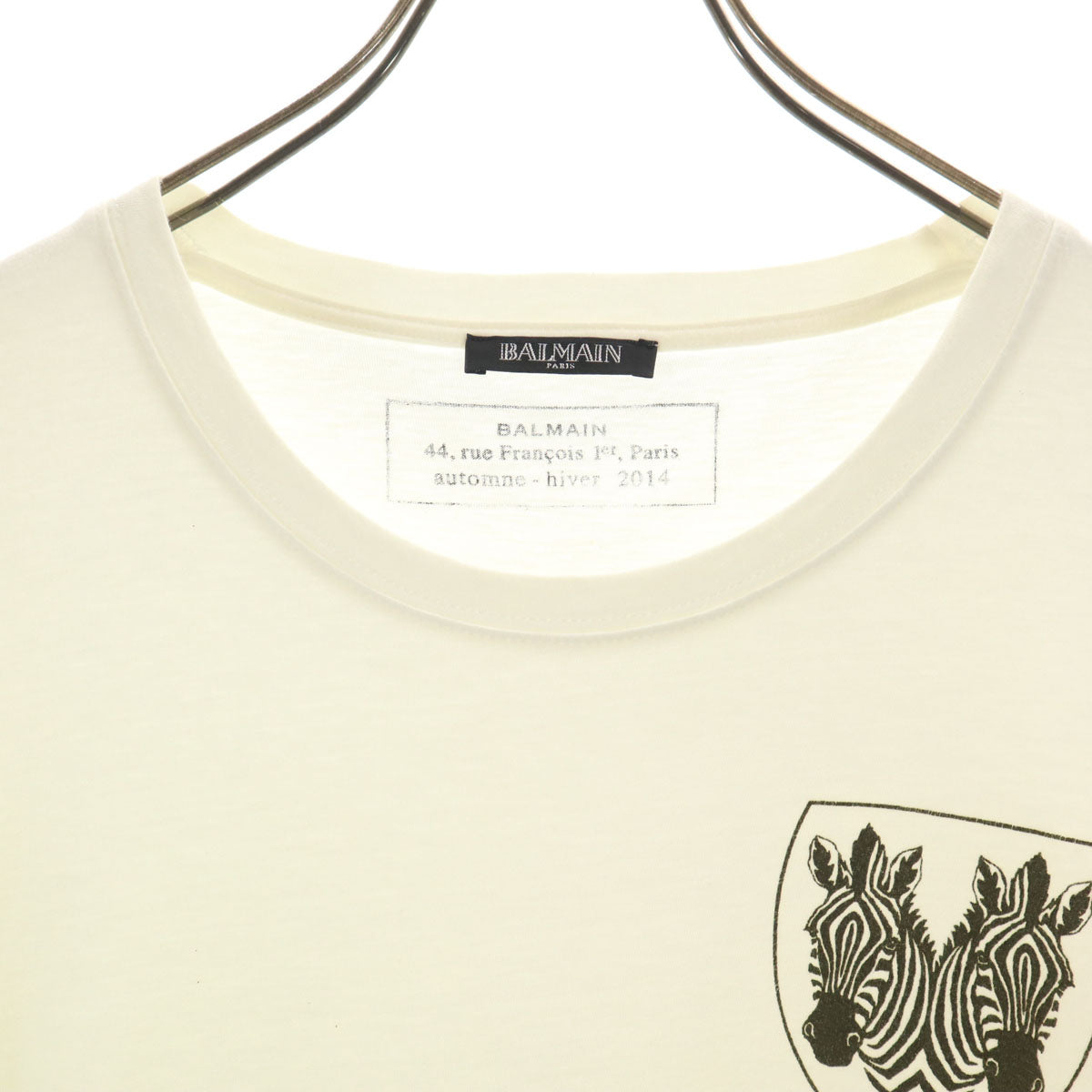 BALMAIN バルマン 半袖 Tシャツ S ホワイト メンズ