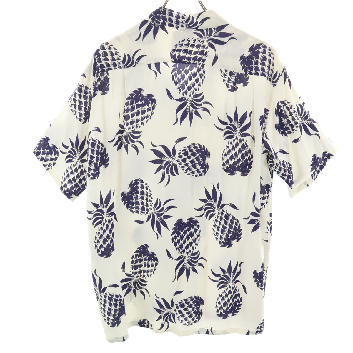 SUN SURF サンサーフ 日本製 Duke Kahanamok スペシャルエディション パイナップル 半袖 アロハシャツ L ホワイト DK36201 東洋エンタープライズ デューク カハナモク 箱付き メンズ