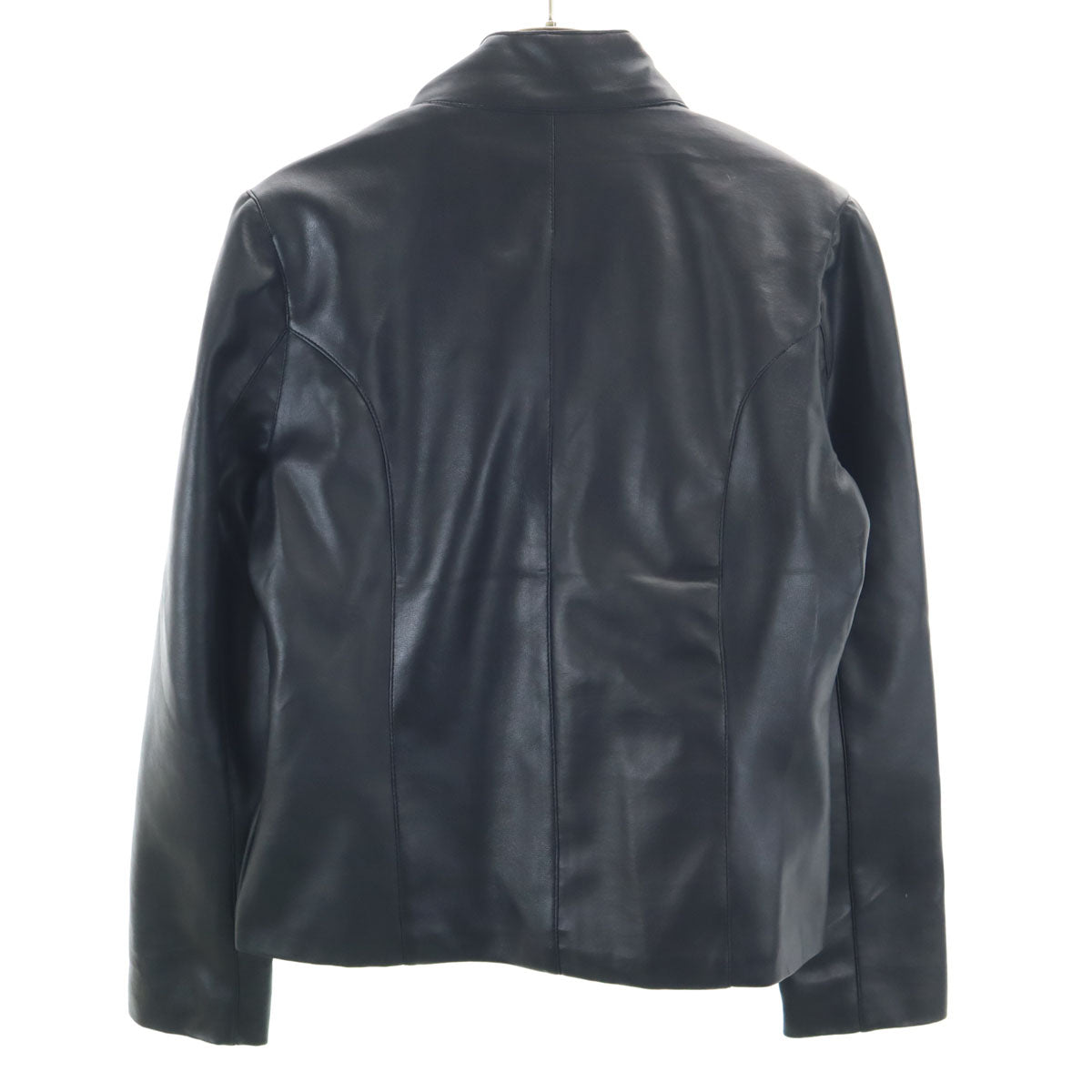 Release フェイク レザージャケット ブラック レディース