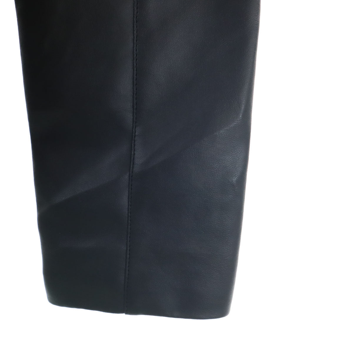 Release フェイク レザージャケット ブラック レディース