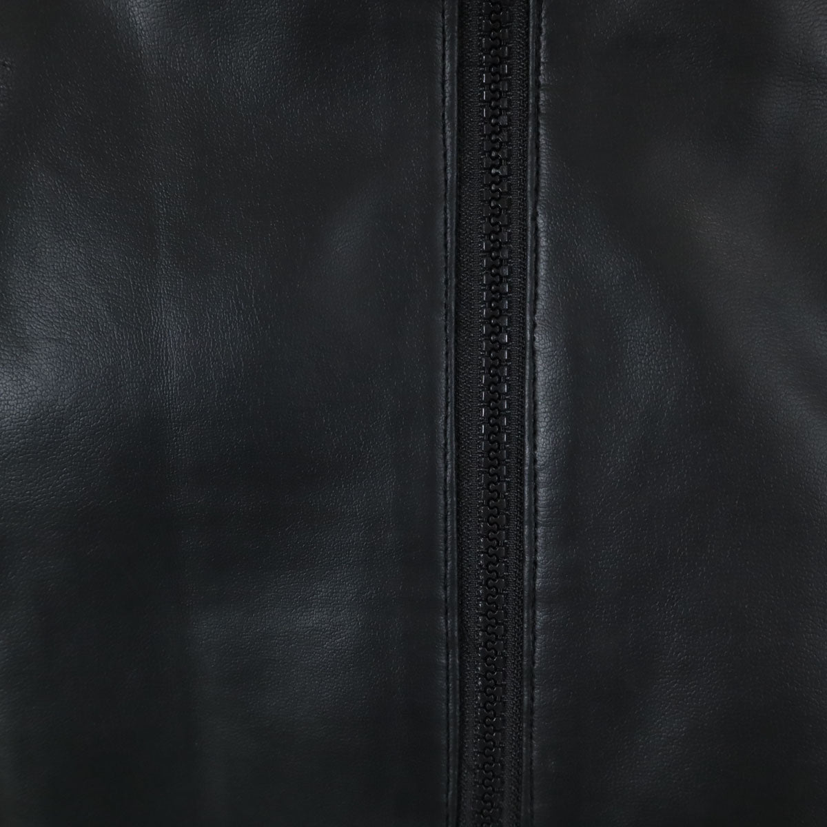 Release フェイク レザージャケット ブラック レディース