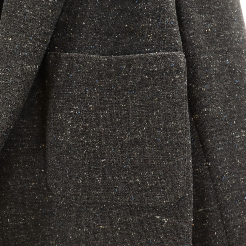 バレンシアガ パリス フランス製 ネップ入り テーラードジャケット 34 チャコールグレー ブレザー レディース