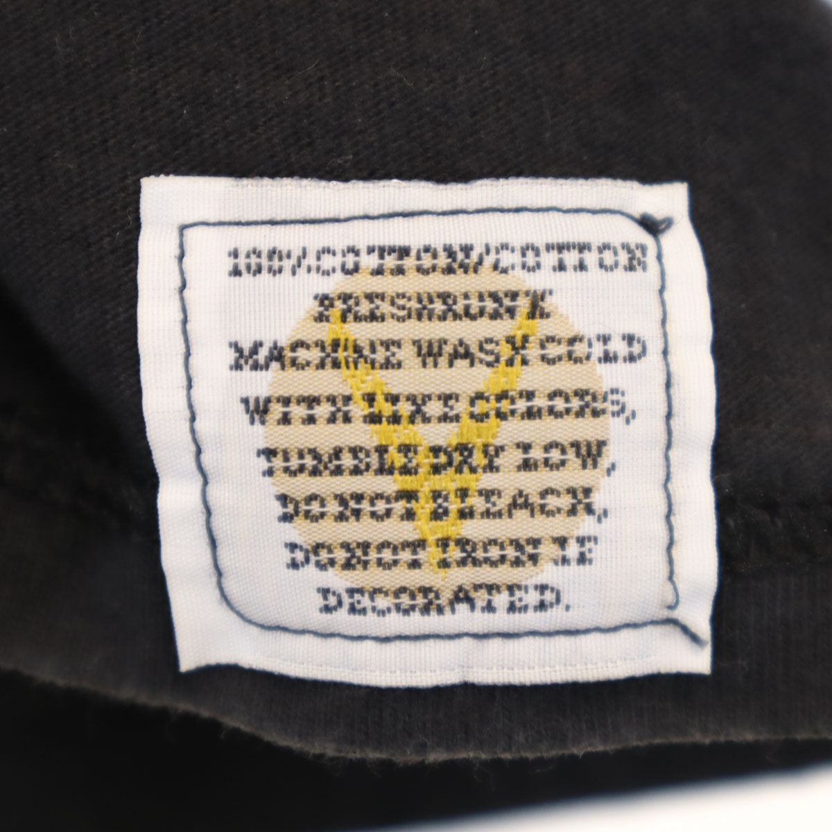 VANSON バンソン USA製 長袖 Tシャツ S ブラック メンズ