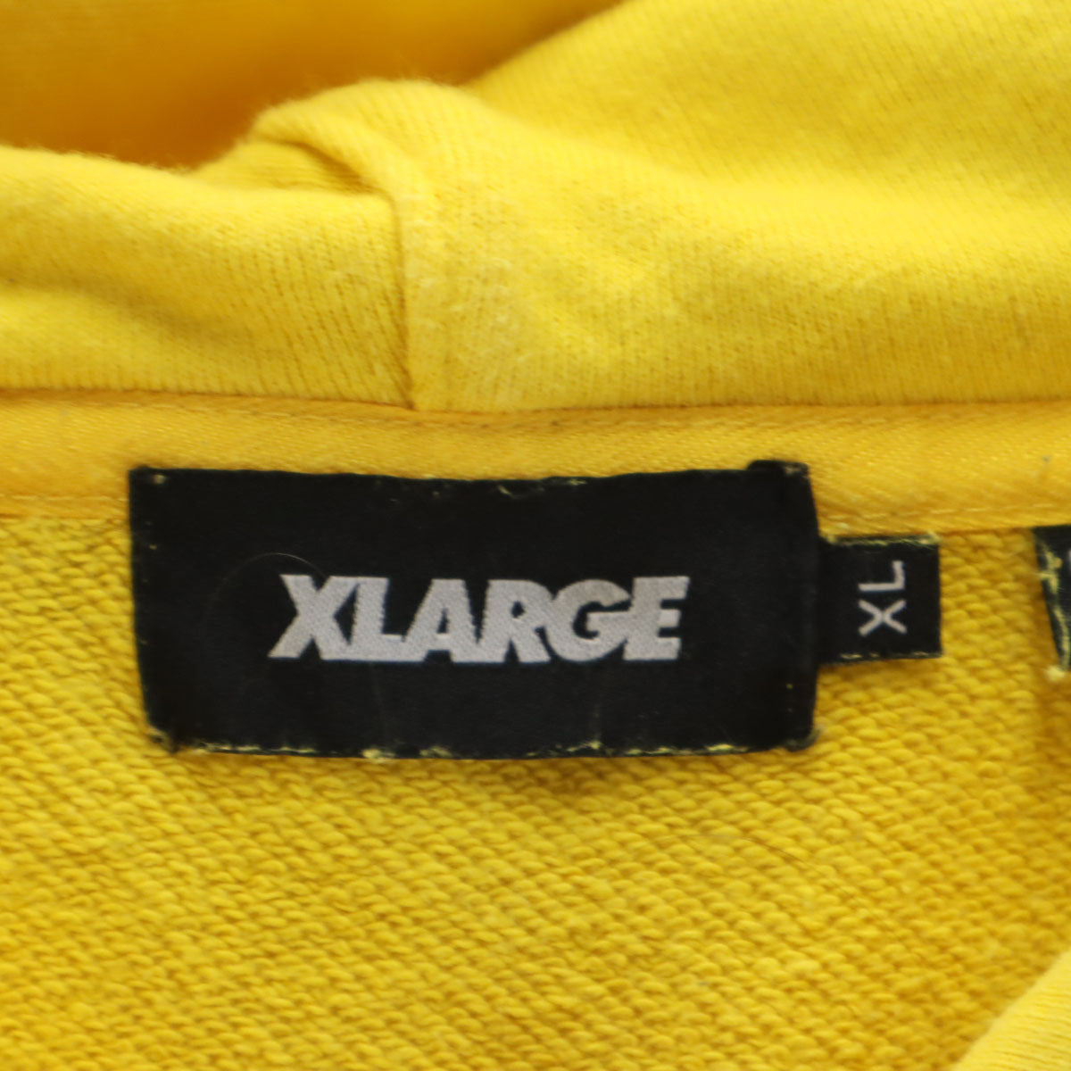 XLARGE エクストララージ 総ロゴ 長袖 スウェットパーカー XL イエロー メンズ