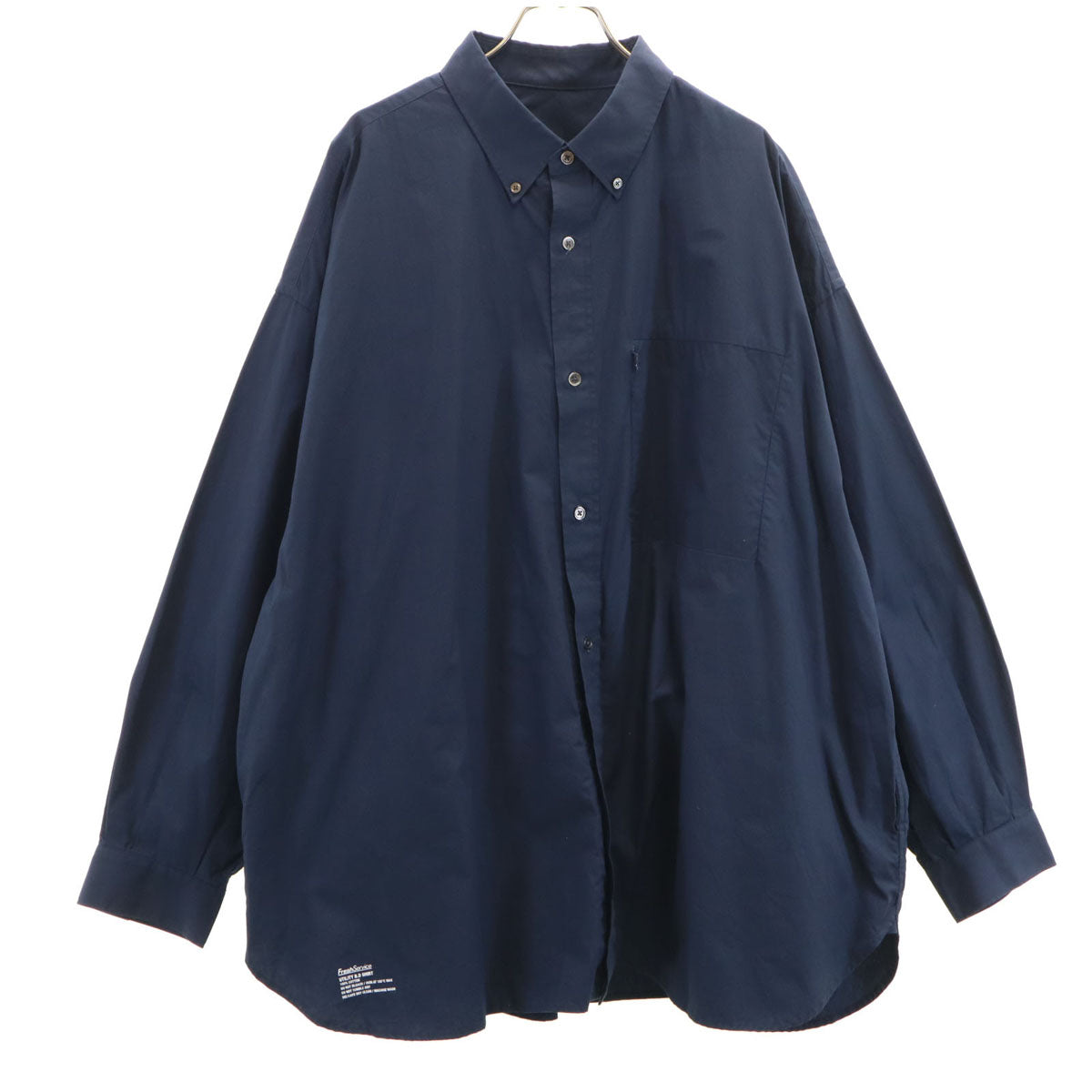 FreshService フレッシュサービス 長袖 ボタンダウンシャツ F ネイビー メンズ