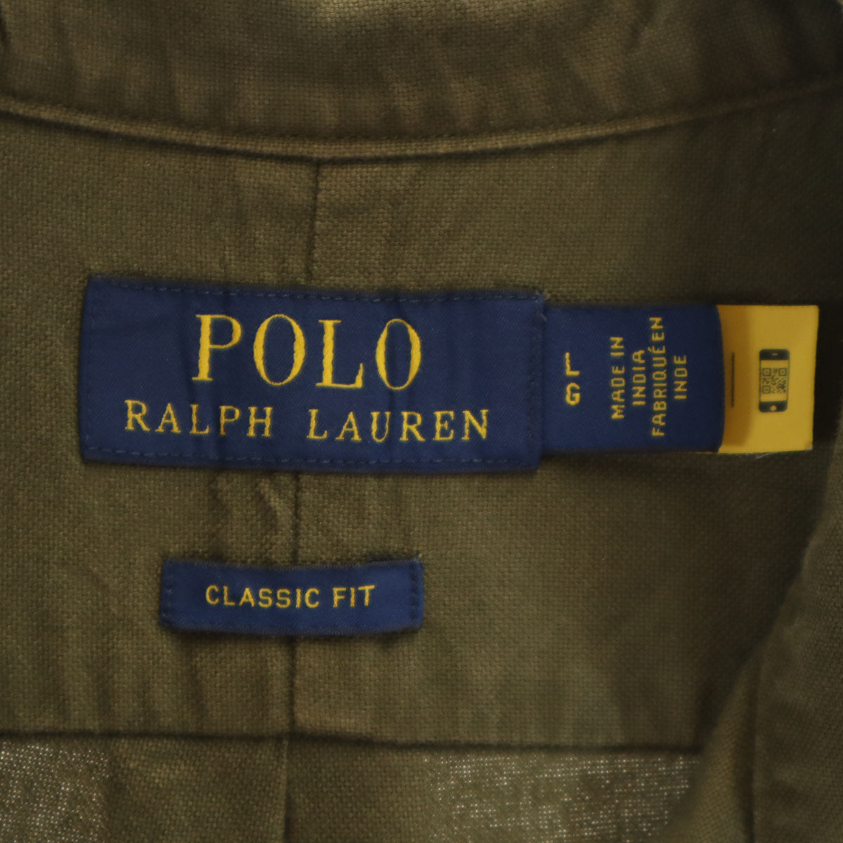 POLO RALPH LAUREN ポロラルフローレン 長袖 ボタンダウンシャツ L カーキ メンズ