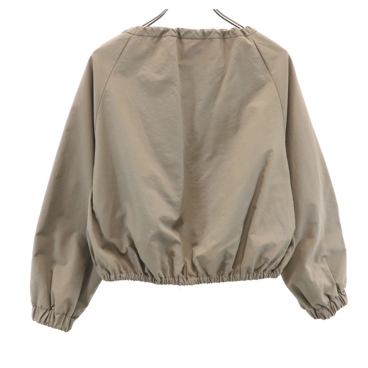 THE SHOP TK ザショップティーケー ノーカラードロスト ブルゾン S アッシュブラウン系 レディース