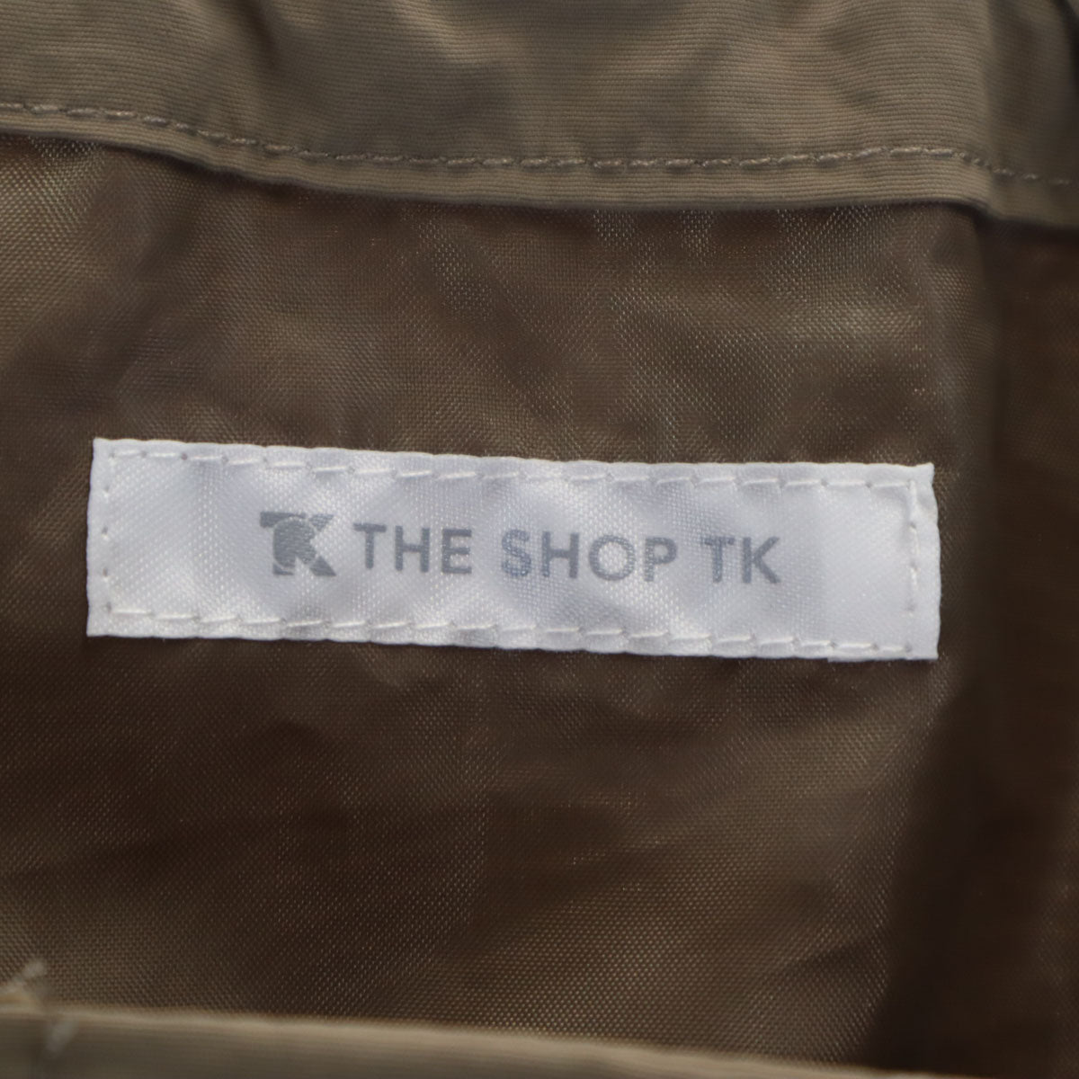 THE SHOP TK ザショップティーケー ノーカラードロスト ブルゾン S アッシュブラウン系 レディース